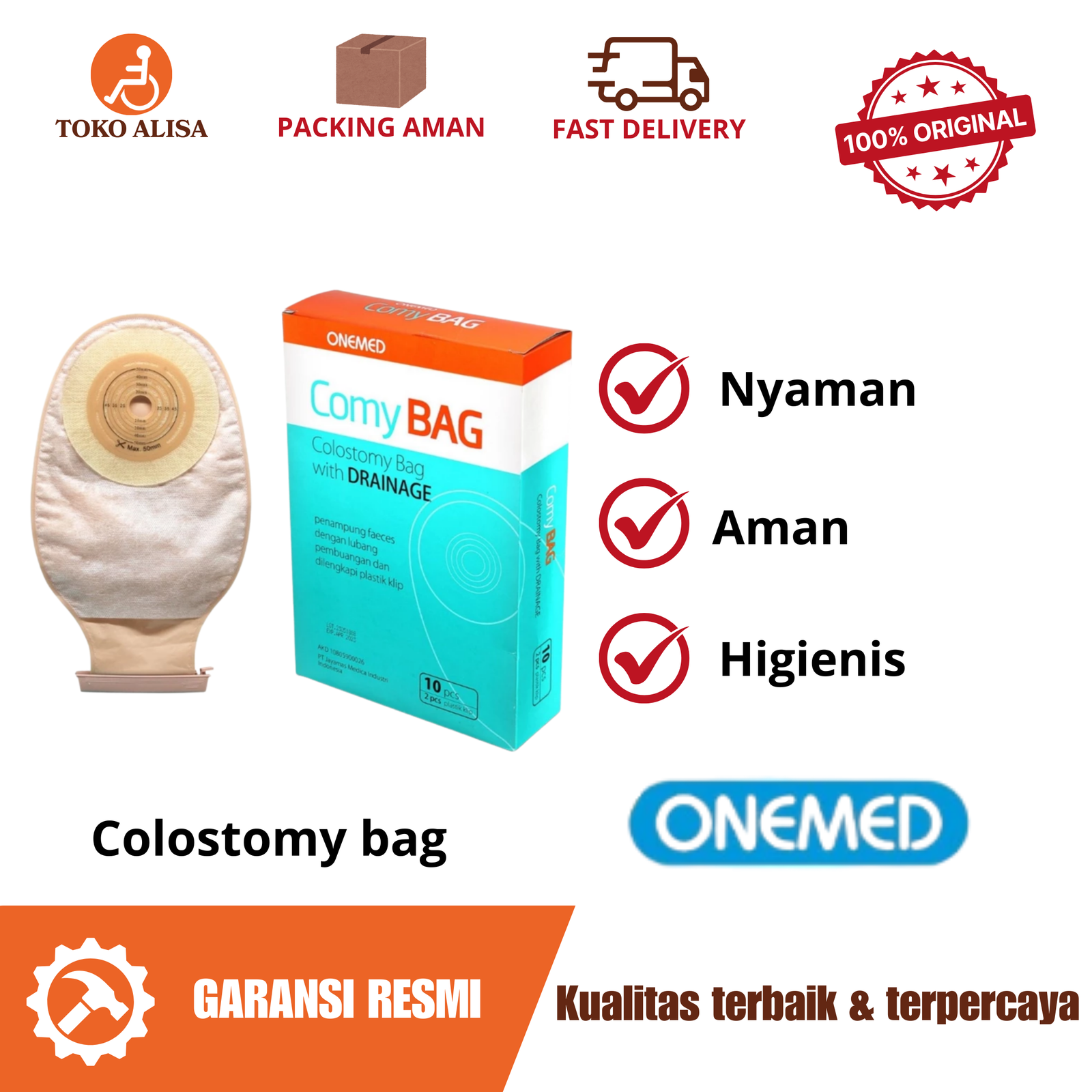 Colostomy bag one med